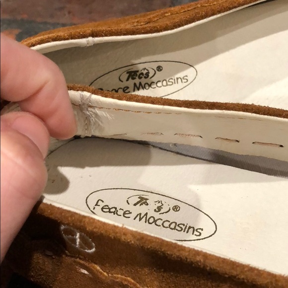 Tecs Peace ✌🏽Moccasins leather uppers size 8.5/40 - Picture 5 of 7